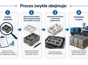 Schemat procesu powatawania wkładu Schemat procesu powstawania wypełnień ochronnych z pianki